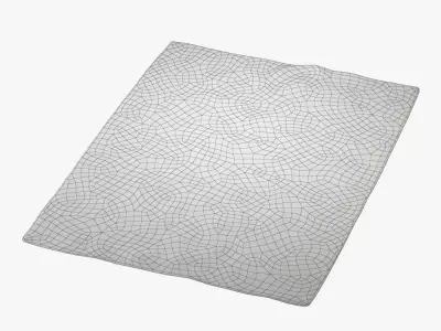 Mayson Black Rug 3D model