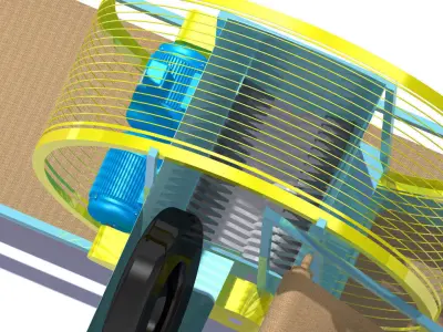 Shredder tyre 3D model