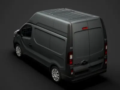 Renault Trafic Van L1H2 2020 3D model