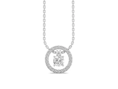 Dangling Pointer Diamond Pendant 3D print model