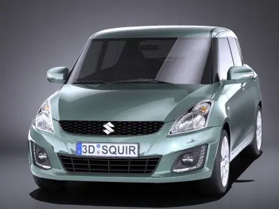 Suzuki Swift 2015 VRAY 3D model