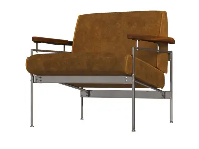 Beto Lounge Armchair 3D model