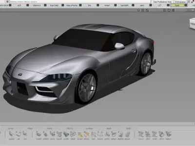 Toyota Supra GR 2019 Alias  3D model