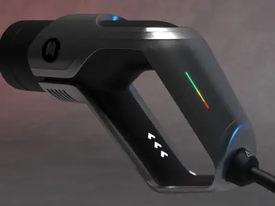 EV Charging Plug 3D model