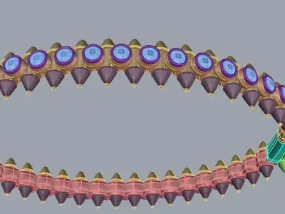 Clash Bracelet Diamonds   3D print model