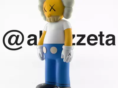 Kaws Homer Simpson x Homer Simpson What Party for Print 3D print model