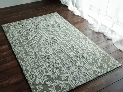 Fiore And Florian Rugs 3D model