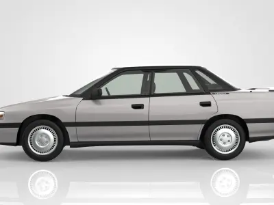 Subaru Legacy 1990 3D model