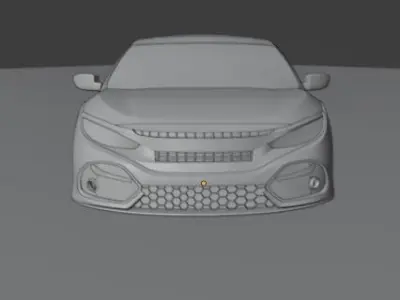 Honda civic 3D model purchase