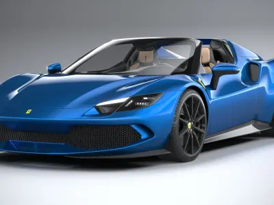 Ferrari 296 GTS 2023 3D model