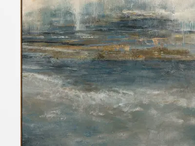 Plaster two square photo frames 36 Low-poly 3D model