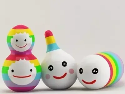 Bathroom  toys 3D model