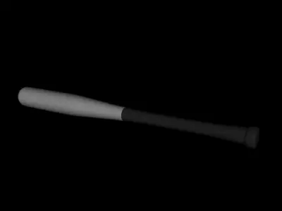 Baseball bat Low-poly 3D model