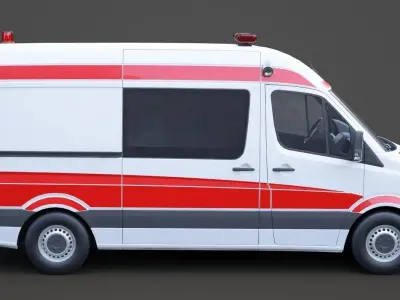 Mercedes Benz Sprinter Ambulance 3D model
