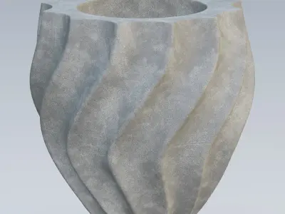 Garden urn planter23 3D model