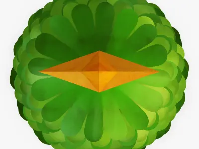 Christmas Tree Paper v 2 3D model