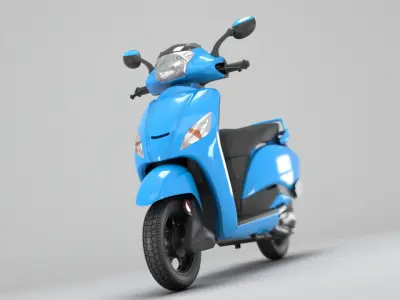 Hero Maestro Scooter 3d Model 3D model