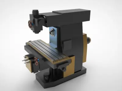 Miling machine 2 3D model