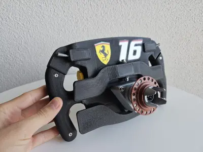 F1 Steering Wheel Full-Scale 3D print model