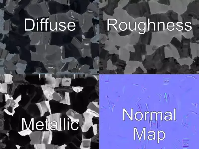 Rugged Sports Headphones Dynamic Audio model pack Low-poly 3D model