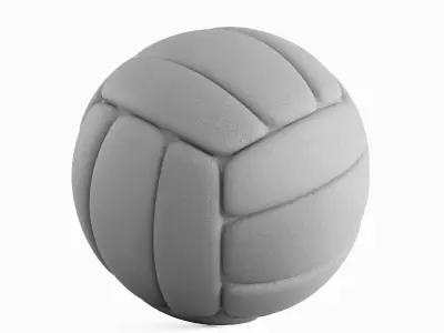 Simple Volleyball Ball 05 3D model
