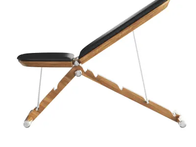 PENT luxury fitness equipment Bench Black 3D model