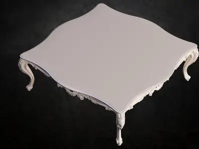 Classic Tea Table Furniture Design SW Low-poly 3D model