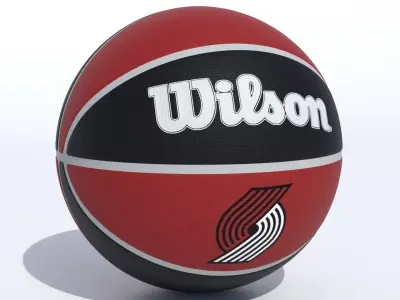 Wilson Portland Trail Blazers Basketball 3D model