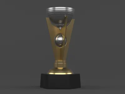 Trophy Cup 3D model 12
