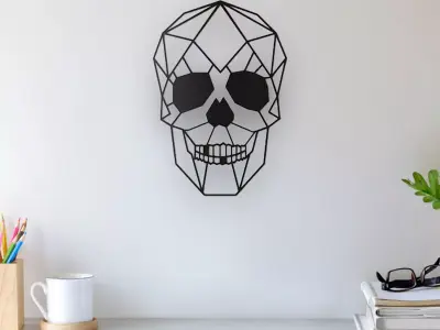 Skull Wall Art 3D print model