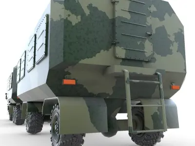 Support bus 3D model