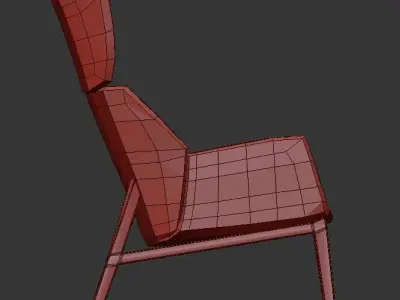 Zoe Feature Chair 3D model