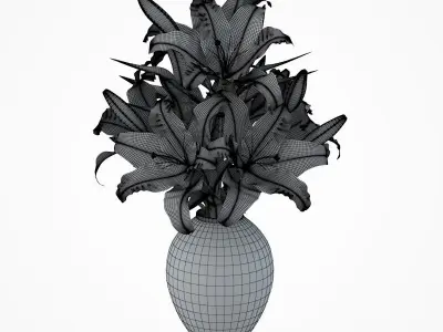 Lily flower 3D model