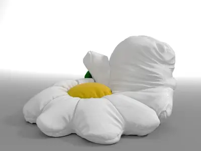 Chamomile bean bag 3D model
