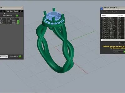 ring code  494 3D print model