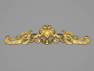 Classic Carved 014 3D model