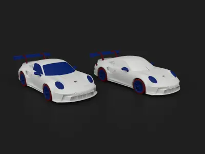Porsche 911 GT3 Cup Motorsport Ready to Print STL Files 3D print model