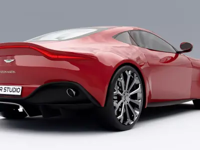 Aston martin vantage 3D model