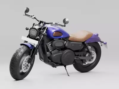 Cruiser Bike 3D model