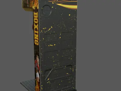 BOXER ARCADE MACHINE 3D model