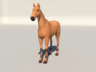 horse 3D model 31