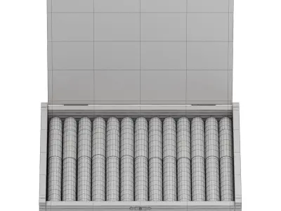 mavidoff millennium blend robusto box of 25 3D model