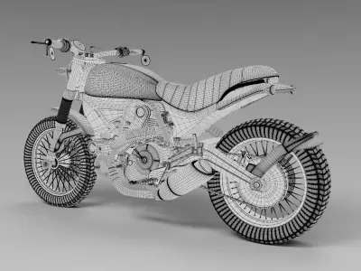 Ducati Cafe Racer 3D model