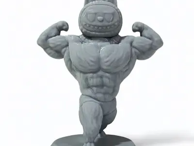 Super labubu swole body 3D print model