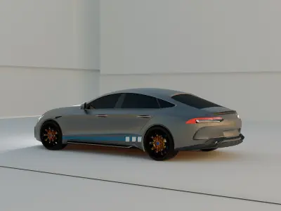 Mercedes-Benz AMG GT 63 S 3D print model
