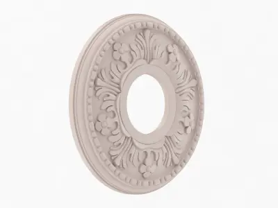Classic Ceiling Medallion 18 3D model