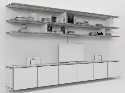 jesse online wall mounted system 3D model