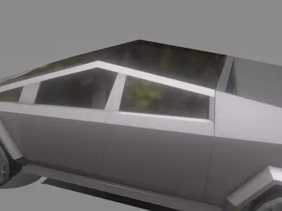 Tesla Cybertruck Low-poly 3D model