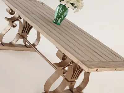 Andrew Martin Fredrick Dining Table 3D model