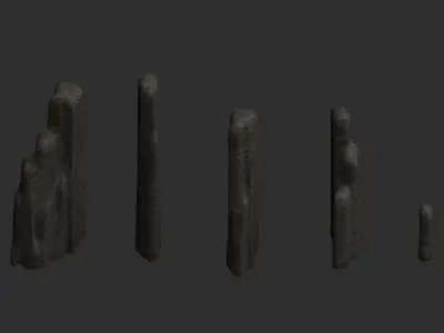Rock 04 - Base Free low-poly 3D model